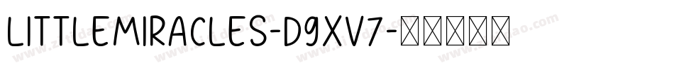 LittleMiracles-d9xV7字体转换