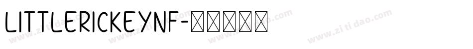 LittleRickeyNF字体转换
