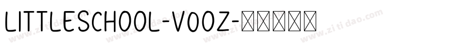 LittleSchool-V0OZ字体转换