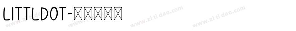 littldot字体转换