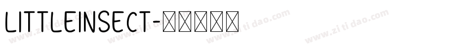 littleinsect字体转换