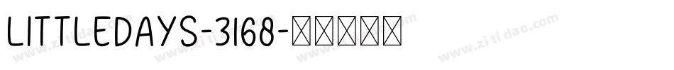LittleDays-3168字体转换