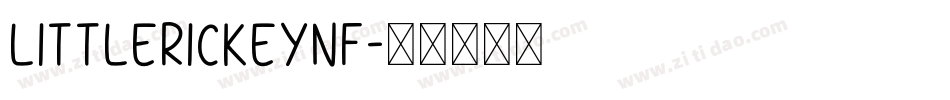 LittleRickeyNF字体转换