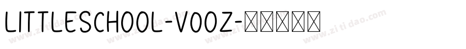 LittleSchool-V0OZ字体转换