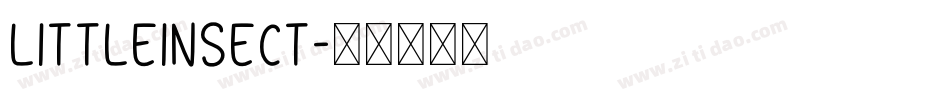 littleinsect字体转换