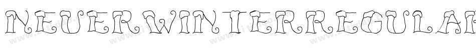 NeuerWinterRegular-E2dW字体转换