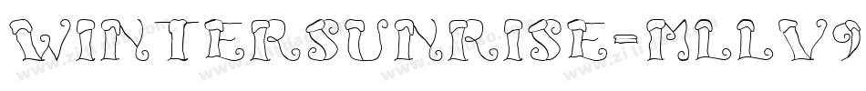 WinterSunrise-mLlV9字体转换