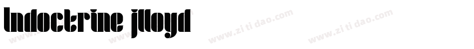 Indoctrine-jlloyd字体转换