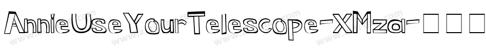 AnnieUseYourTelescope-XMza字体转换