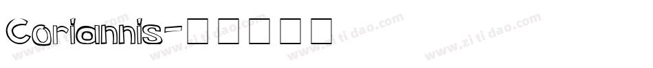 Coriannis字体转换