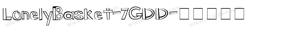 LonelyBasket-7GDD字体转换
