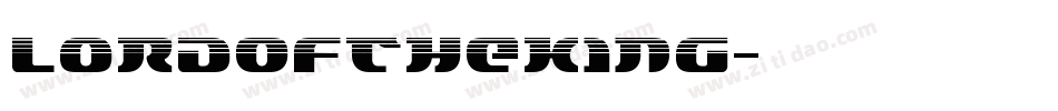 LordOfTheKing字体转换