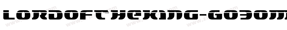 LordOfTheKing-GO3Om字体转换