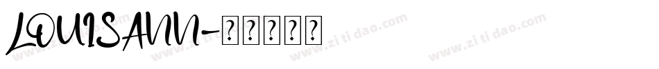 LOUISANN字体转换