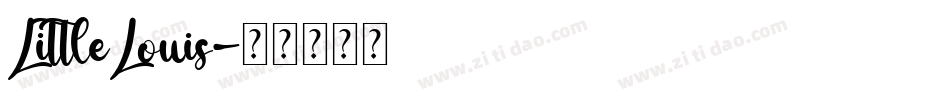LittleLouis字体转换