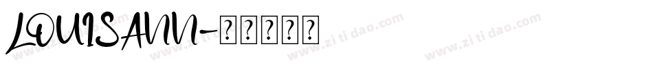 LOUISANN字体转换