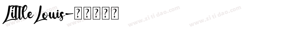 LittleLouis字体转换