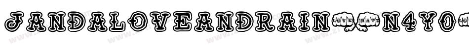 JandaLoveAndRain-n4y0字体转换