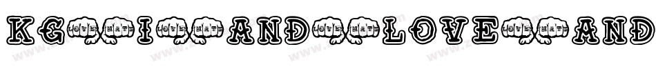 KG-I-And-Love-And-You字体转换