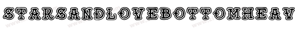 StarsAndLoveBottomHeavy-mL2pv字体转换