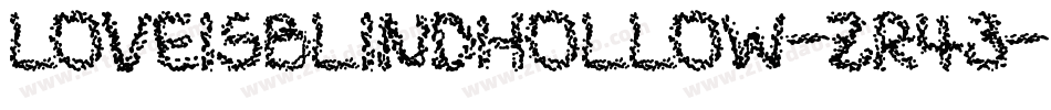 LoveIsBlindHollow-Zr43字体转换
