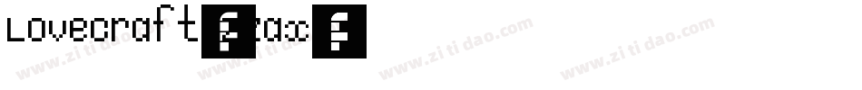 LoveCraft-eZZax字体转换