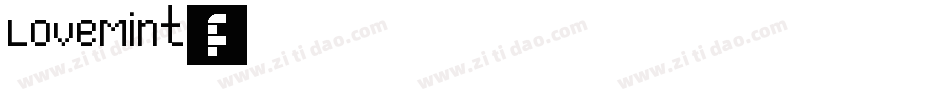 LoveMint-9497字体转换