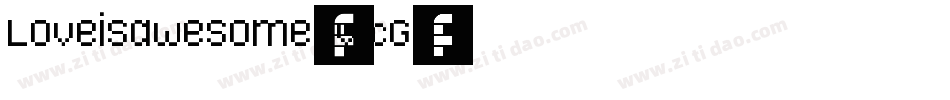 Loveisawesome2-XvxG字体转换