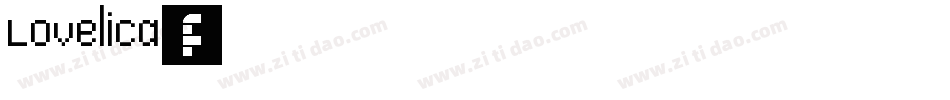Lovelica字体转换