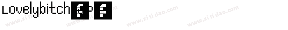 Lovelybitch-0LJP字体转换