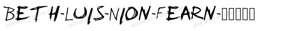 Beth-Luis-Nion-Fearn字体转换