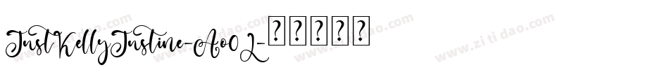 JustKellyJustine-Ao0L字体转换