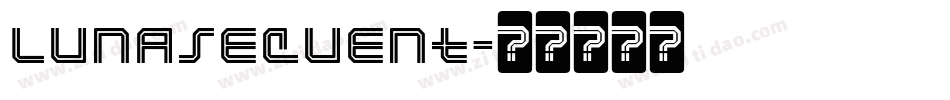 Lunasequent字体转换