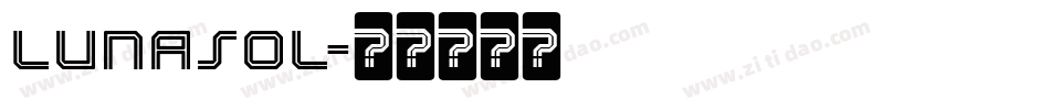 Lunasol字体转换