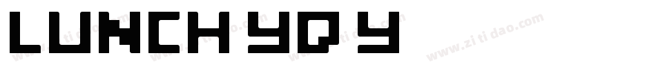Lunch-Yq4y字体转换