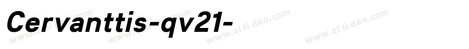 Cervanttis-qv21字体转换
