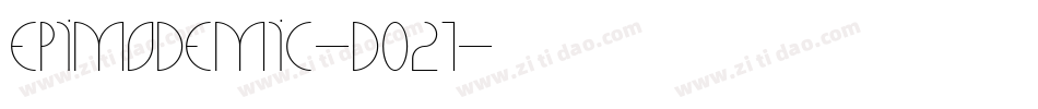 Epimodemic-DO21字体转换