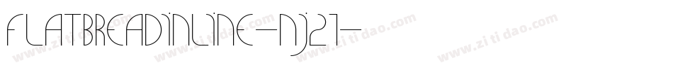 Flatbreadinline-nj21字体转换