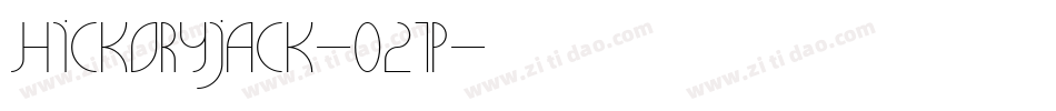 HickoryJack-O21p字体转换