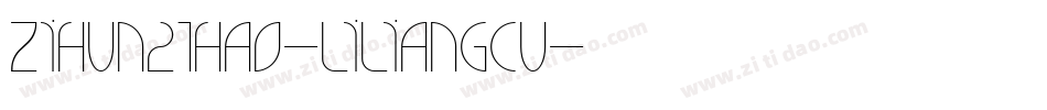 zihun21hao-liliangcu字体转换