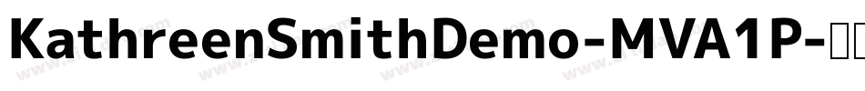 KathreenSmithDemo-MVA1P字体转换