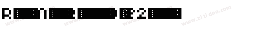 RetroManiaRegular-9mE2字体转换