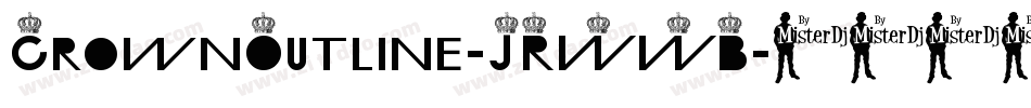 CrownOutline-JRWWB字体转换