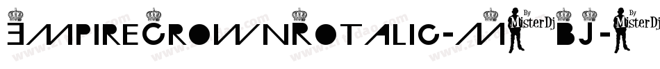 EmpireCrownRotalic-M0BJ字体转换
