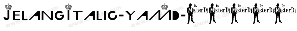 JelangItalic-yaMd字体转换