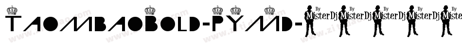 TaombaoBold-PYMd字体转换