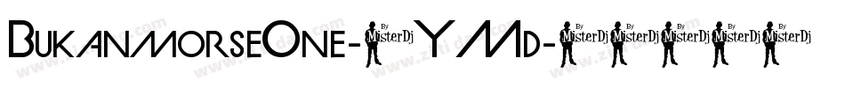 BukanmorseOne-2YMd字体转换