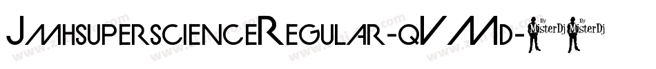 JmhsuperscienceRegular-qVMd字体转换