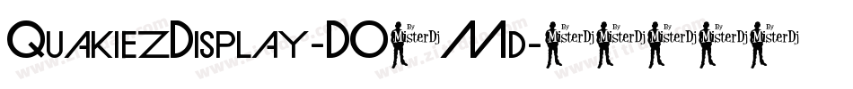 QuakiezDisplay-DO0Md字体转换