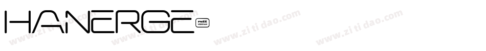 HANERGE字体转换